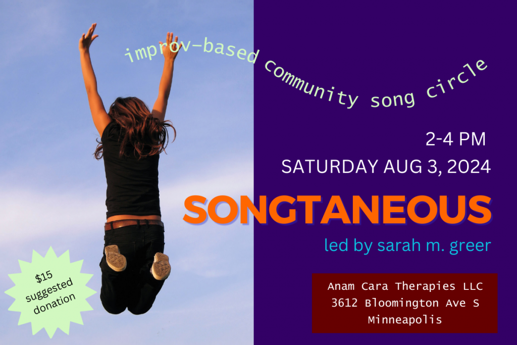 SONGTANEOUS - Sat August 3, 2024 flyer