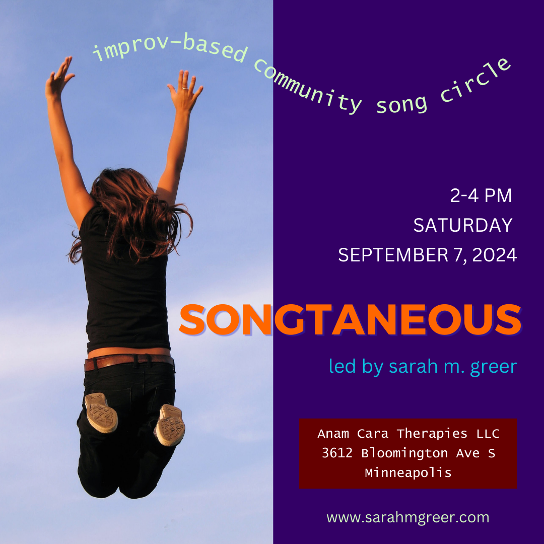 september songtaneous flyer