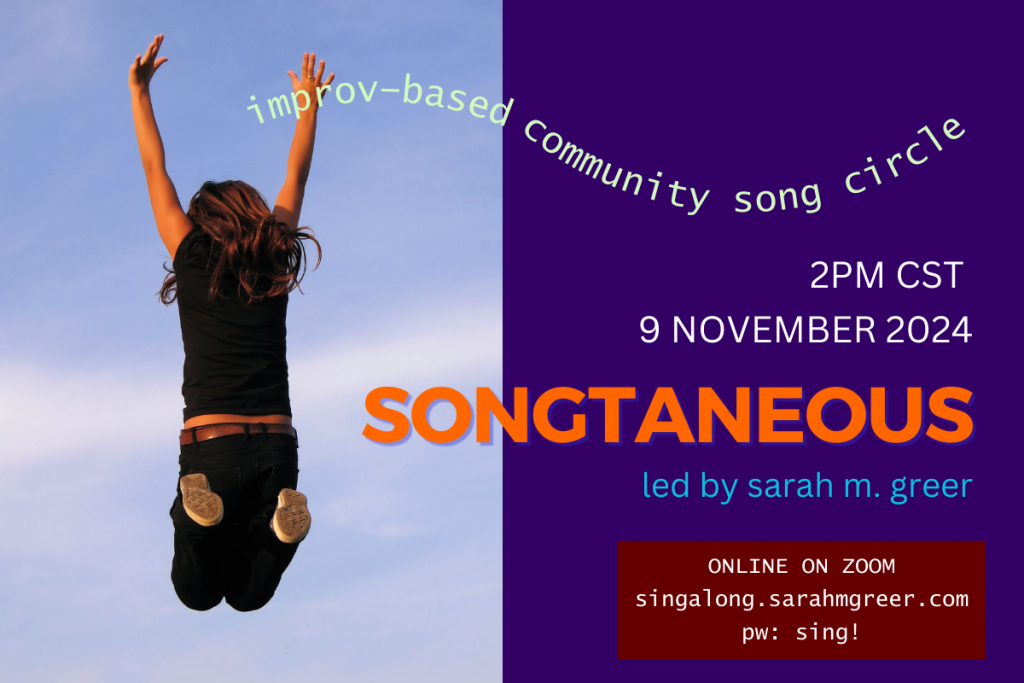 November 9, 2024 Songtaneous Sing promo image